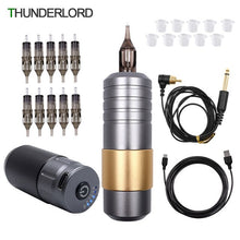 Load image into Gallery viewer, Complete Tattoo machine kit 4.5w Coreless motor Tattoo pen wireless/Adapter tattoo Power tattoo machine Set W/ Needle For Tattoo
