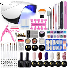 Load image into Gallery viewer, COSCELIA Gel Nail Polish Set Hybrid Varnishes with Base Top For Nails UV LED Lamp Gel Poly Kits Manicure Nails Gel Polish Set