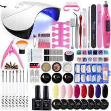 Load image into Gallery viewer, COSCELIA Gel Nail Polish Set Hybrid Varnishes with Base Top For Nails UV LED Lamp Gel Poly Kits Manicure Nails Gel Polish Set
