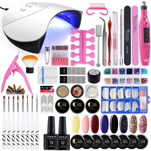 Load image into Gallery viewer, COSCELIA Gel Nail Polish Set Hybrid Varnishes with Base Top For Nails UV LED Lamp Gel Poly Kits Manicure Nails Gel Polish Set