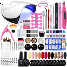 Load image into Gallery viewer, COSCELIA Gel Nail Polish Set Hybrid Varnishes with Base Top For Nails UV LED Lamp Gel Poly Kits Manicure Nails Gel Polish Set