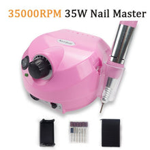 Load image into Gallery viewer, 35000RPM Electric Nail Drill Manicure Machine Apparatus for Professional Manicure Pedicure Electric Nail Art Drill Machine