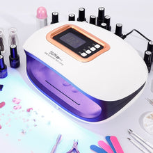 Load image into Gallery viewer, 72W UV Lamp LED Nail Lamp With 36 LEDs Two Hand Lamp Nail Dryer Manicure Curing Nail Gel Polish Auto Sensor Clear Time Display
