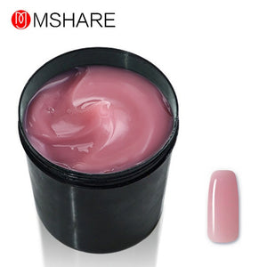 MSHARE 250g Clear Jelly Builder Gel for Nail Extension Fast Gel White Pink Brown