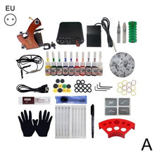 Load image into Gallery viewer, Compleet Tattoo Kit 1 Machines Gun Tattoo Accessoires Supply Permanente Make-Up Tattoo Set Body Art Gereedschap Zwarte Inkt Voor
