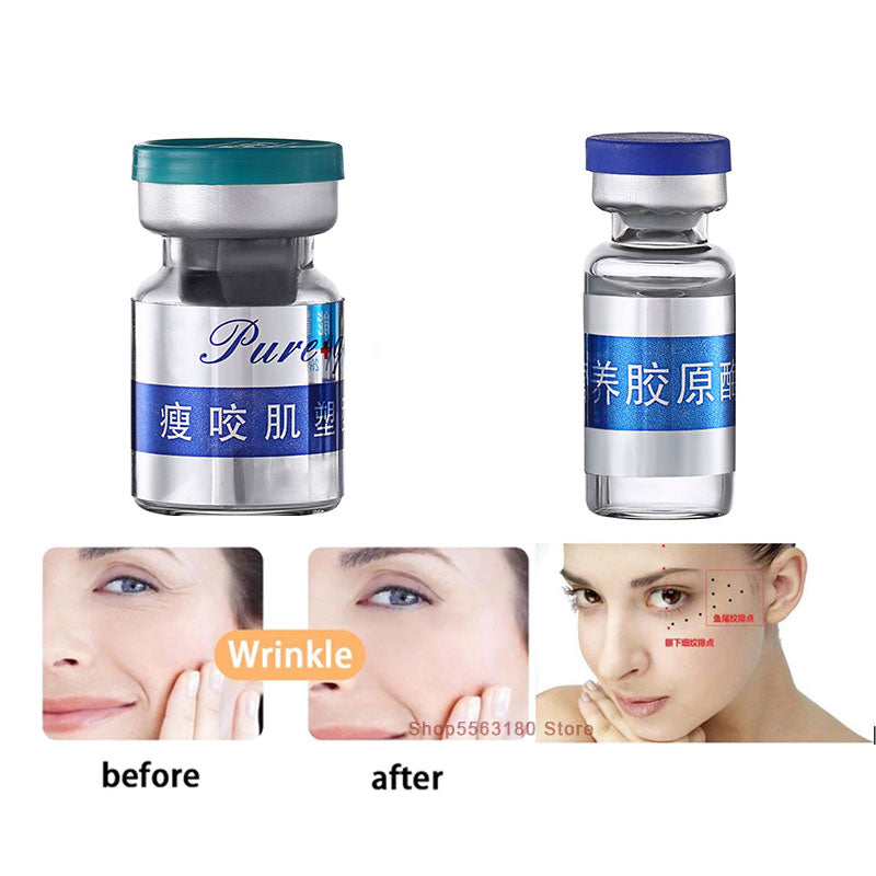 Atomized Hyaluronic Gun Eye Bag Filler Carving Face Wrinkle Eye Bag Anti-aging Hyaluronic Acid Protein Serum for Hyaluron Pen