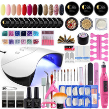 Load image into Gallery viewer, COSCELIA Gel Nail Polish Set Hybrid Varnishes with Base Top For Nails UV LED Lamp Gel Poly Kits Manicure Nails Gel Polish Set
