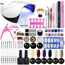 Load image into Gallery viewer, COSCELIA Gel Nail Polish Set Hybrid Varnishes with Base Top For Nails UV LED Lamp Gel Poly Kits Manicure Nails Gel Polish Set
